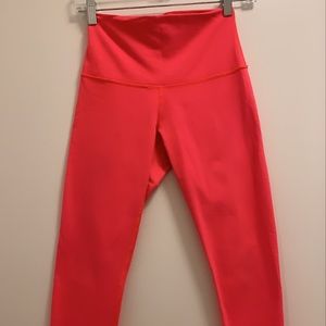 Lululemon neon pink leggings